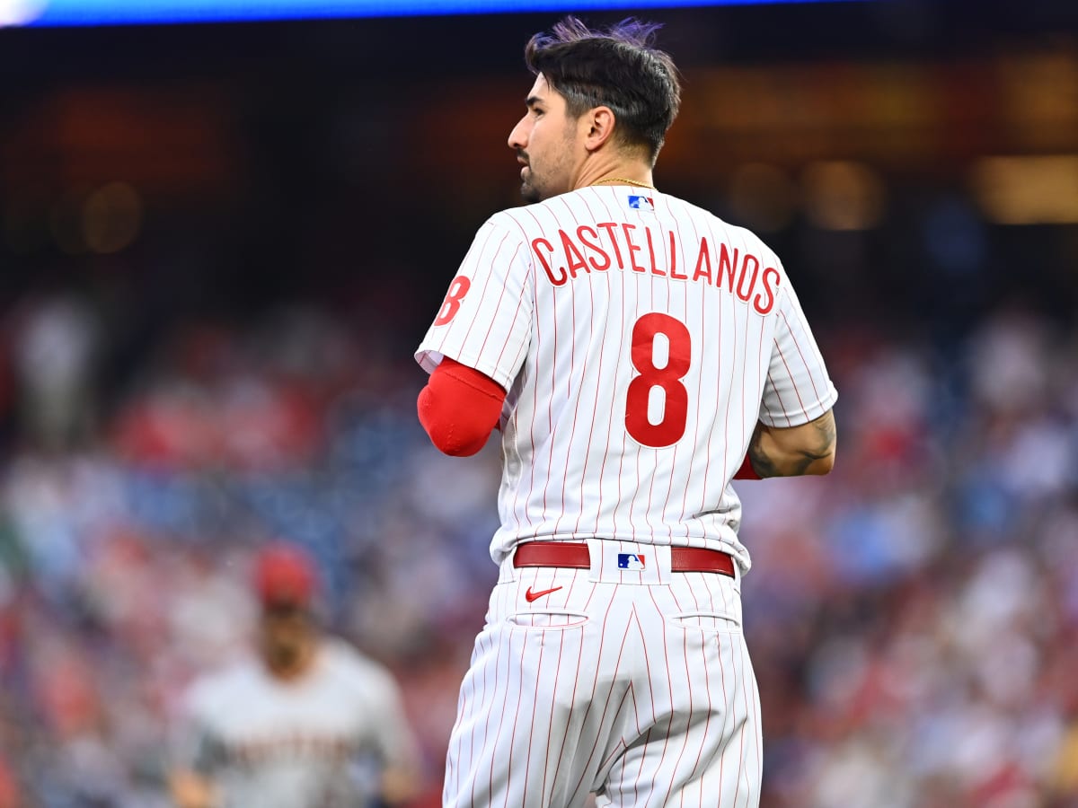 Castellanos Curse' continues as Nick Castellanos interrupts serious  conversation with first hit in Phillies jersey