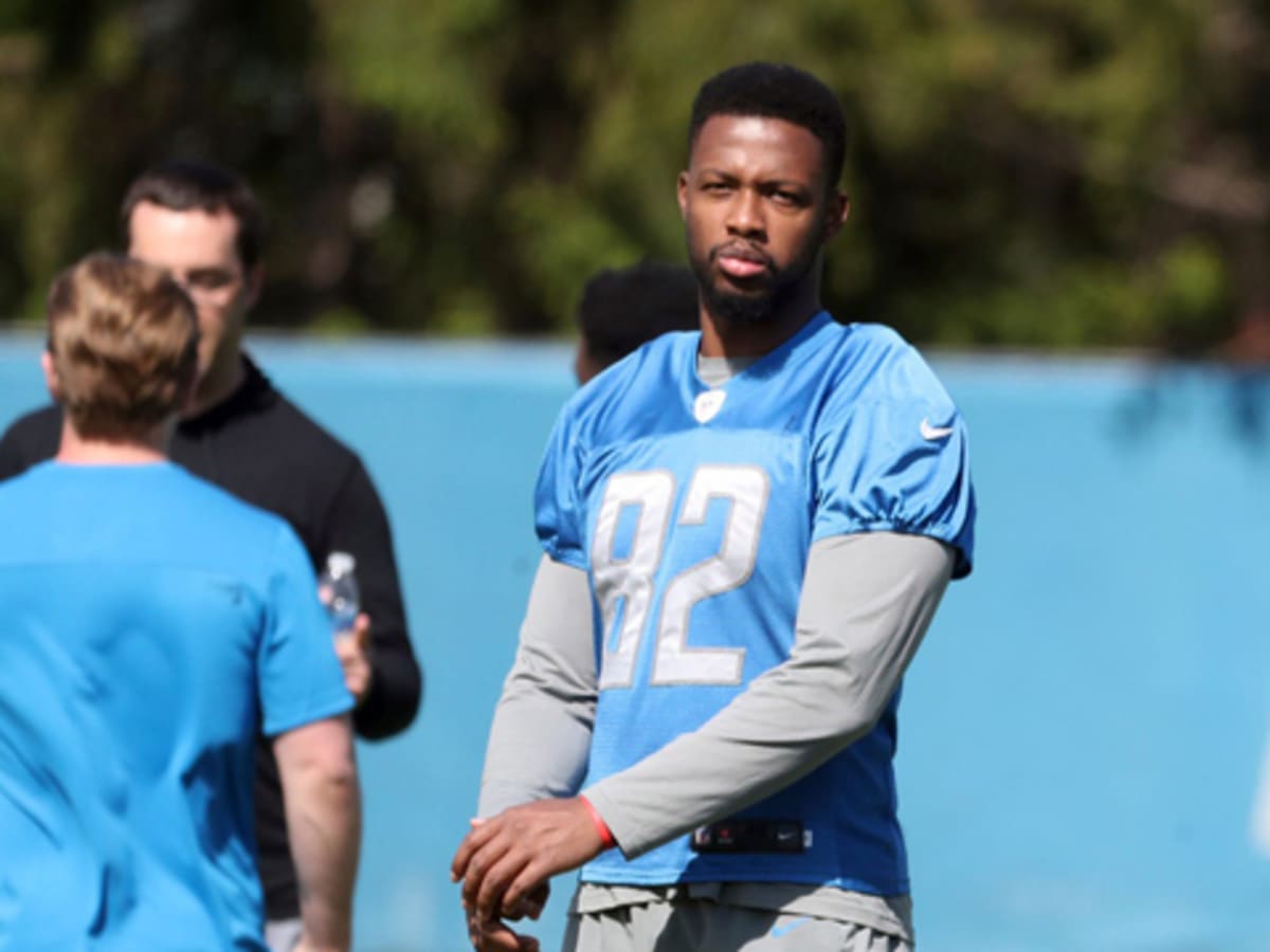 Detroit Lions' James Mitchell served notice in tight end battle