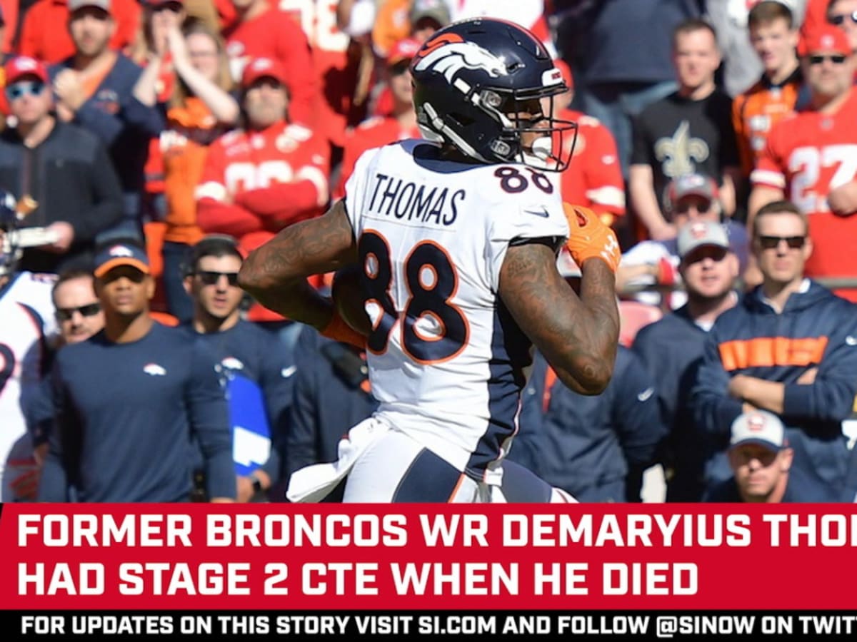 Demaryius Thomas: Former NFL star wide receiver diagnosed with CTE