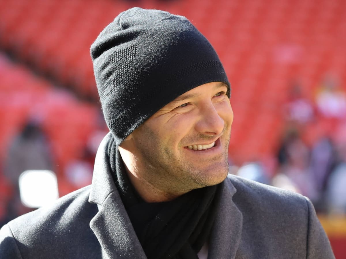 Tony Romo reacts to massive Troy Aikman Monday Night Football