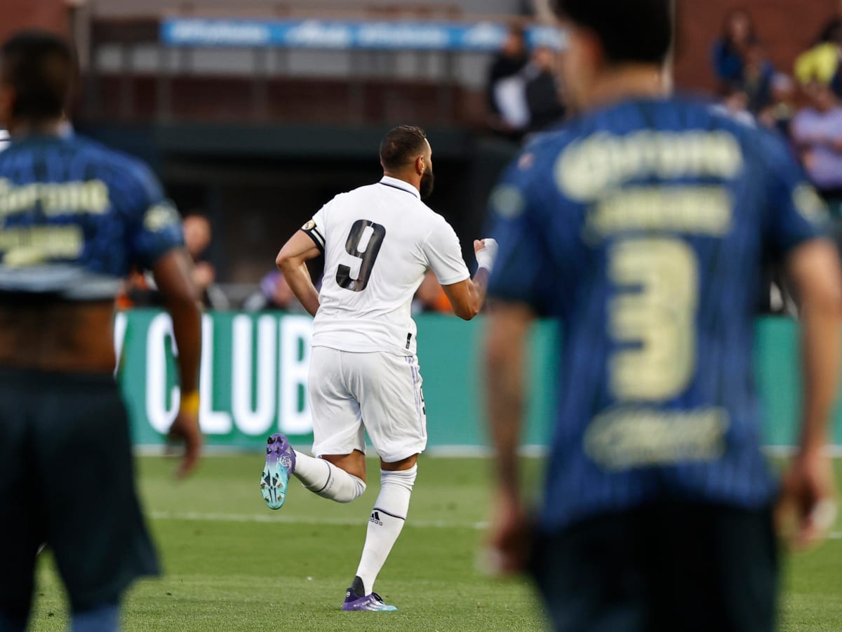 Real Madrid 2-2 Club America: Karim Benzema and Eden Hazard score
