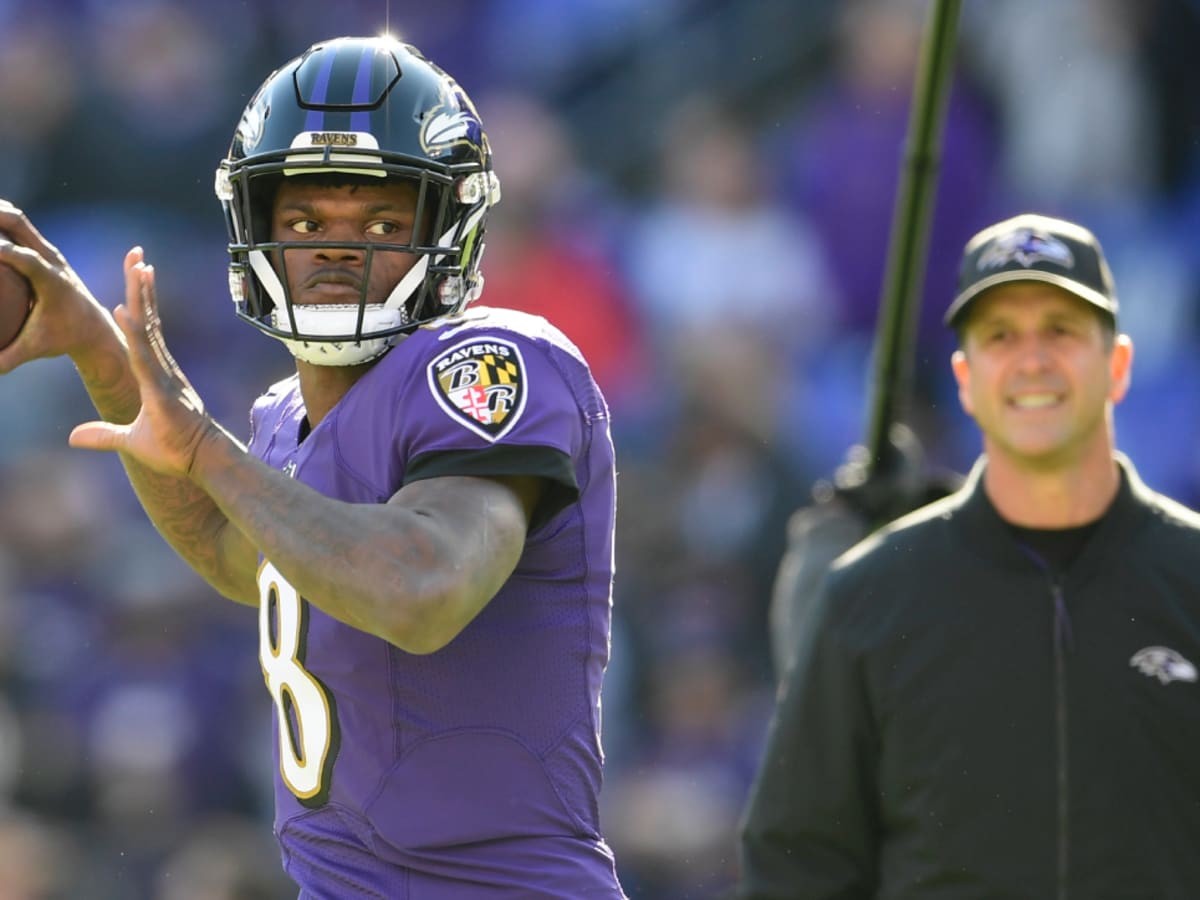 John Harbaugh shares thoughts on Lamar Jackson's chemistry with