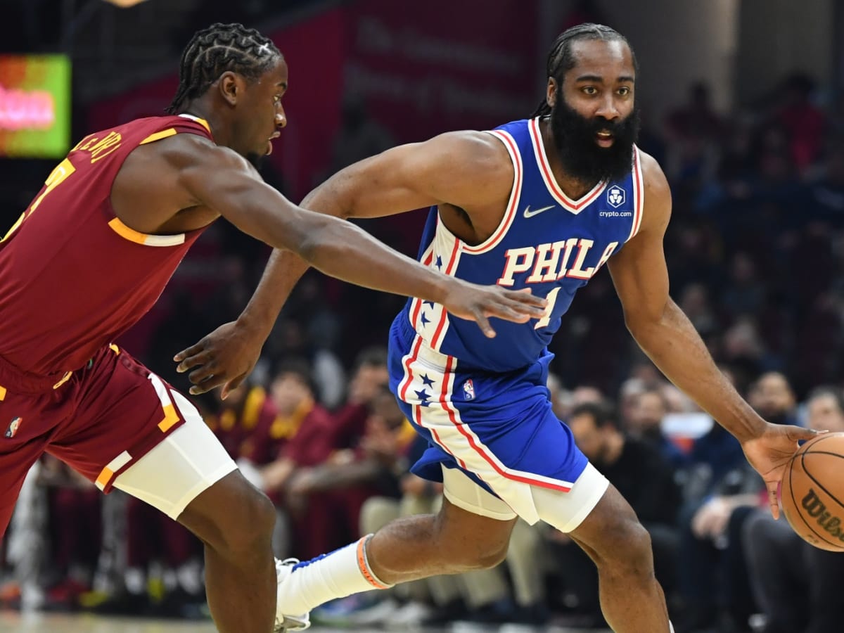 Hoop Central on X: James Harden video on the jumbotron in Philly…Fans are  loving it. 🔥  / X