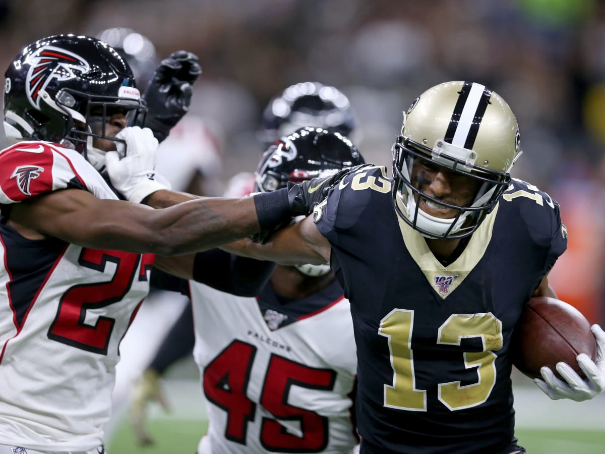 New Orleans Saints wide receiver Michael Thomas (13) during the NFL  football game between the New Orleans Saints and the Carolina Panthers on  Sunday September 24, 2017 in Charlotte, NC. Jacob Kupferman/CSM