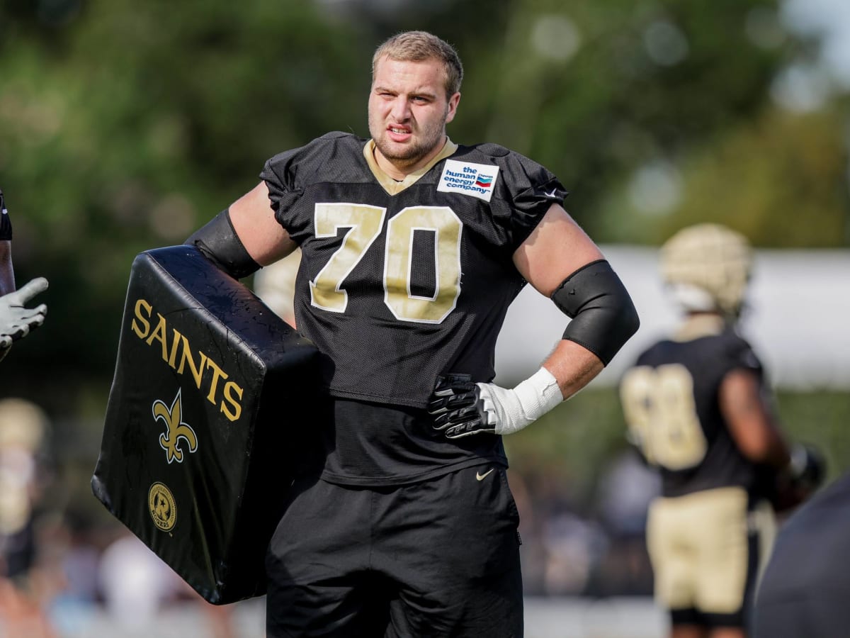 Saints OL Trevor Penning booted from practice after starting fight