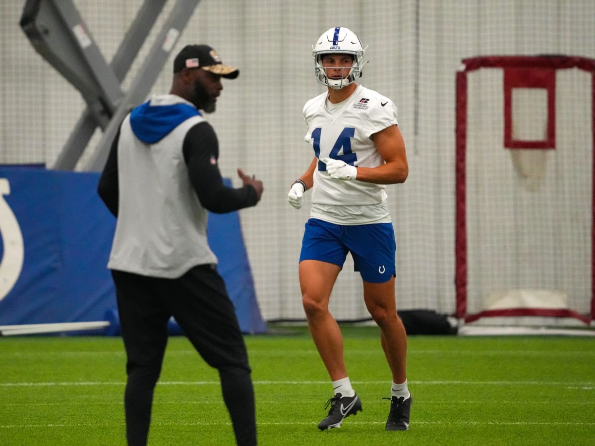 Indianapolis Colts' Alec Pierce getting trial by fire at training camp