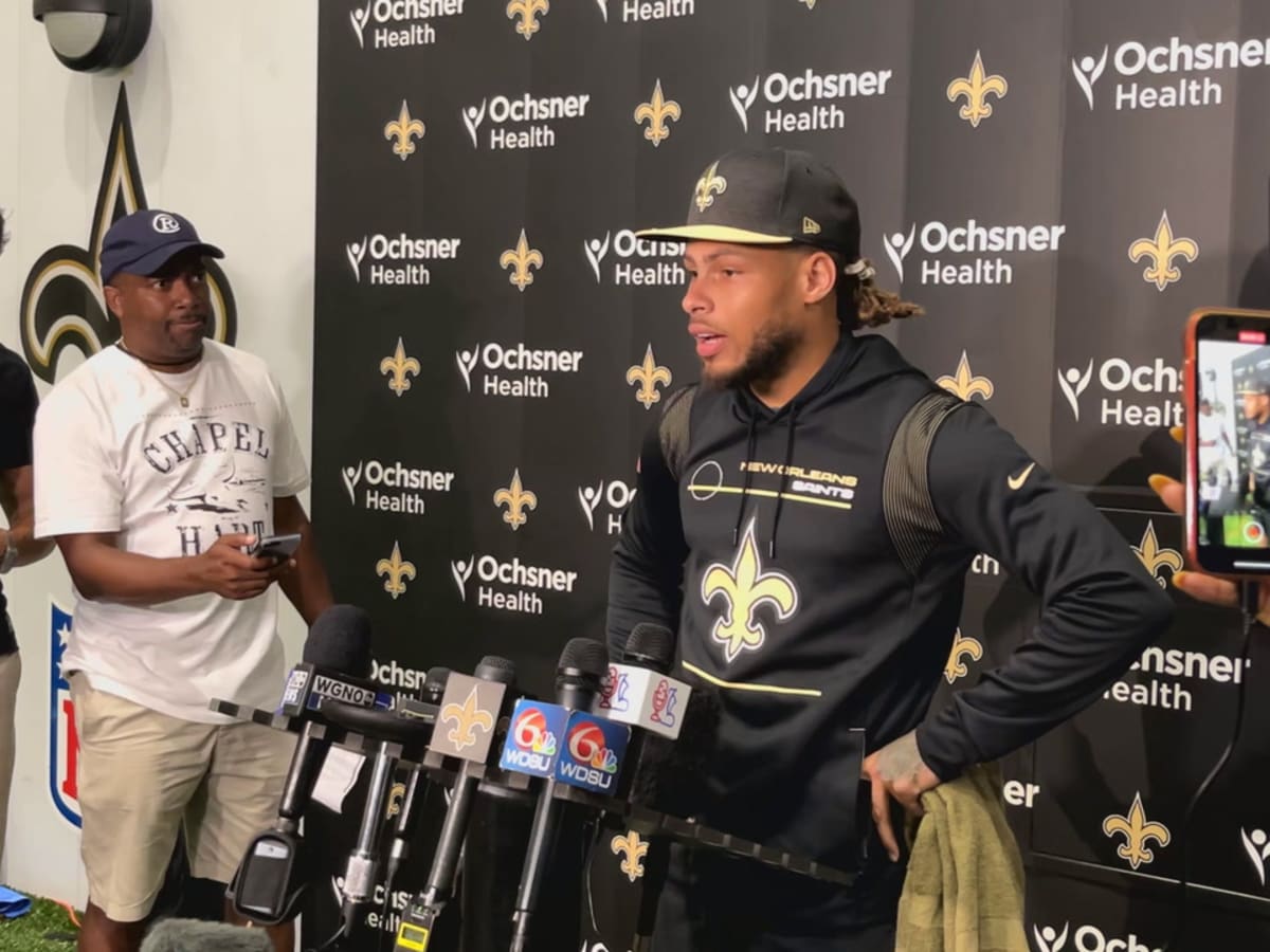 Tyrann Mathieu reports for Saints training camp after extended