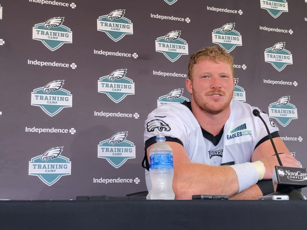 Eagles training camp: Cam Jurgens prepares for first-team center play after  Jason Kelce's surgery