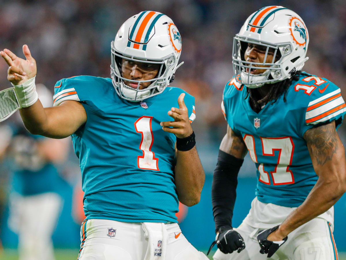 Dolphins orange jersey for practice player of the day tracker