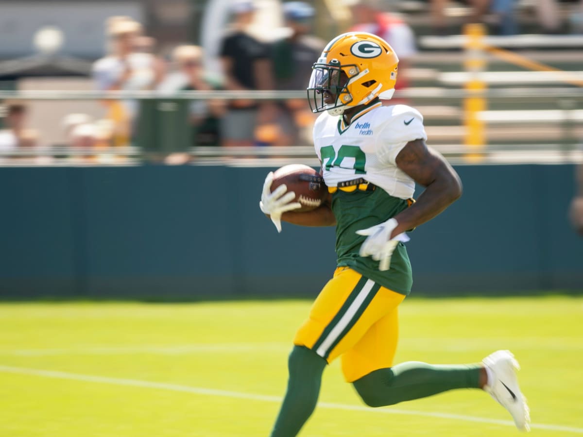 Green Bay Packers' Tyler Goodson during an NFL preseason football game  against the San Francisco 49ers in Santa Clara, Calif., Friday, Aug. 12,  2022. (AP Photo/Godofredo A. Vásquez Stock Photo - Alamy