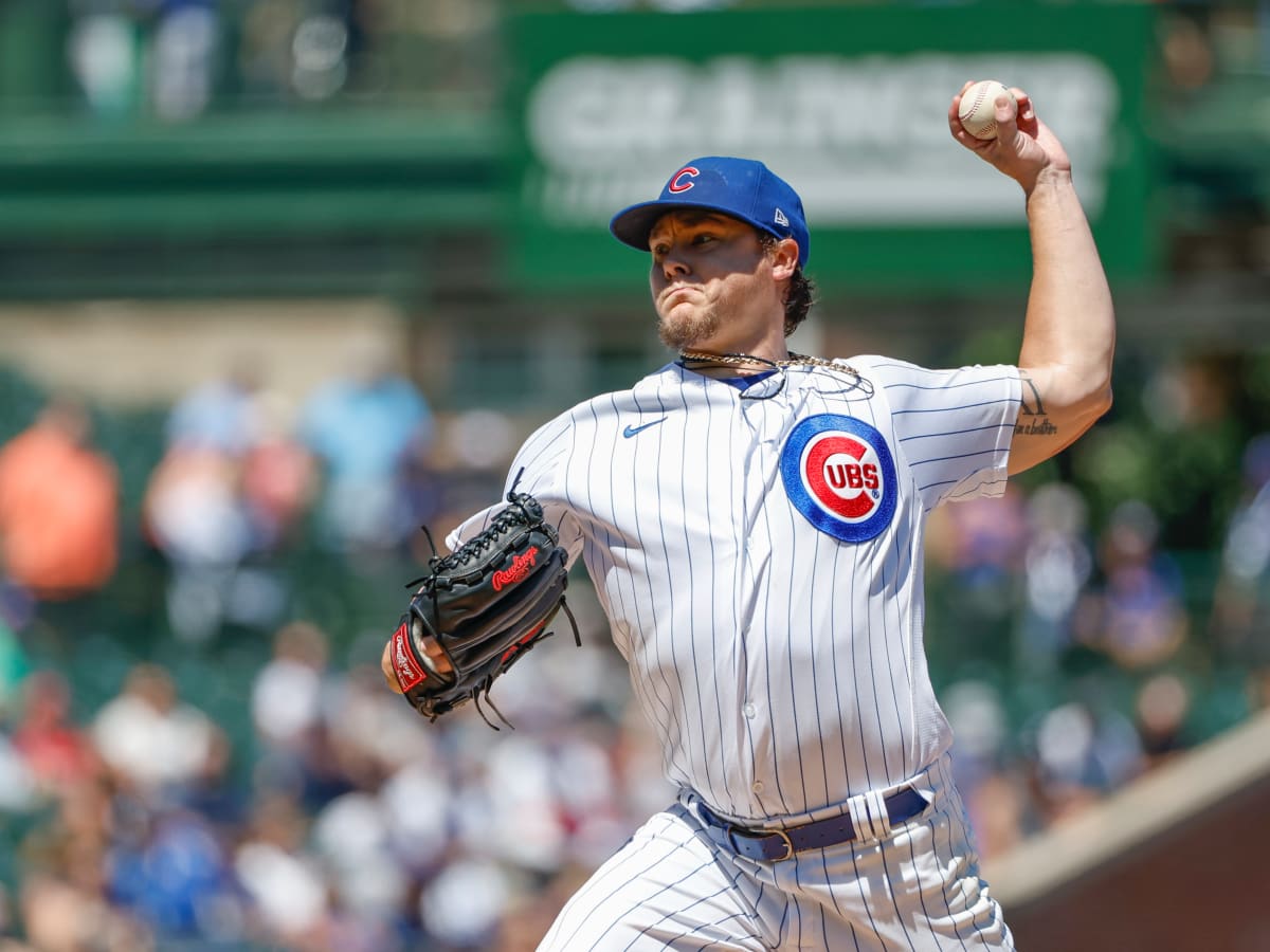 Justin Steele of the Chicago Cubs pitches during the 2023 London  Fotografía de noticias - Getty Images