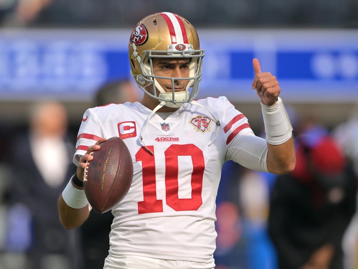 NFL on X: 49ers QB Jimmy Garoppolo ruled out vs. Jets.