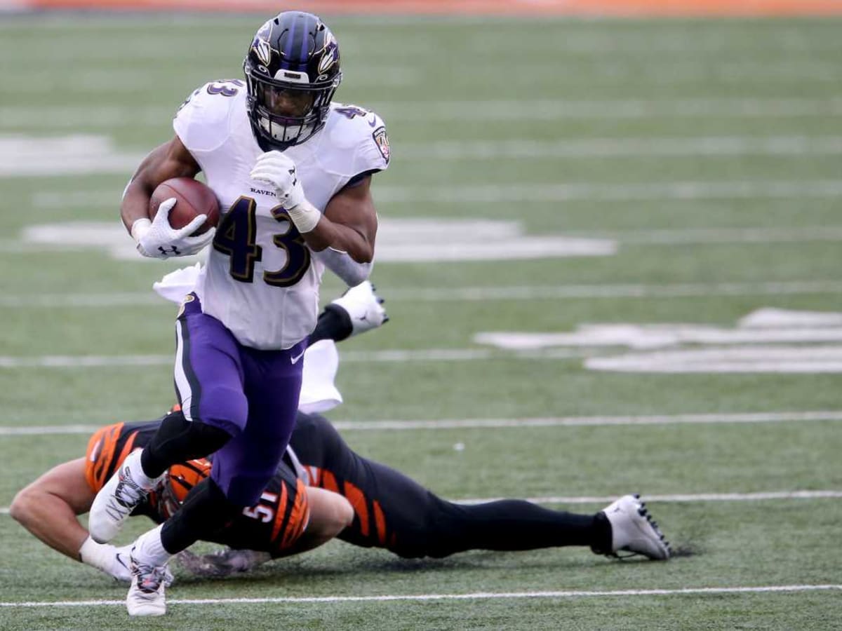 Ravens Camp Notebook: Justice Hill Emerging as Viable Option - Sports  Illustrated Baltimore Ravens News, Analysis and More
