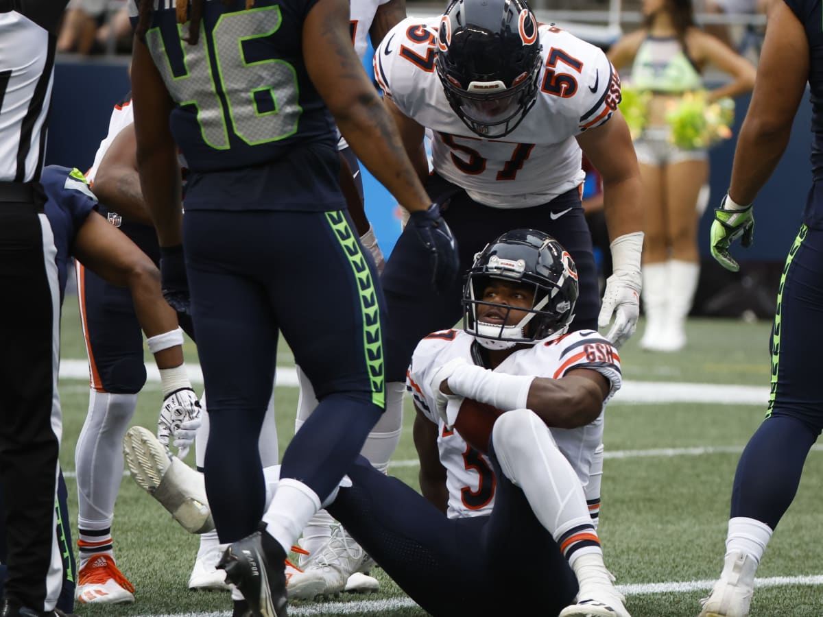 WATCH: Trevor Siemian finds Jake Tonges for Bears' first touchdown