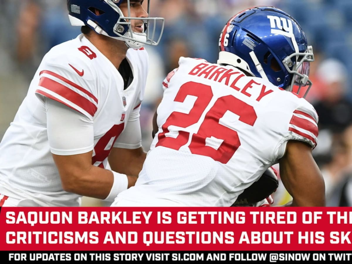 Why Saquon Barkley is Playing a Risky Game with Giants Contract Talks -  Sports Illustrated New York Giants News, Analysis and More