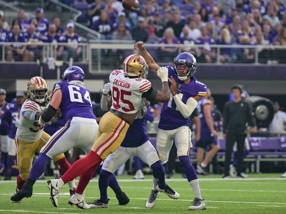 Vikings fall to 49ers 17-7 in preseason game at U.S. Bank Stadium without  starters