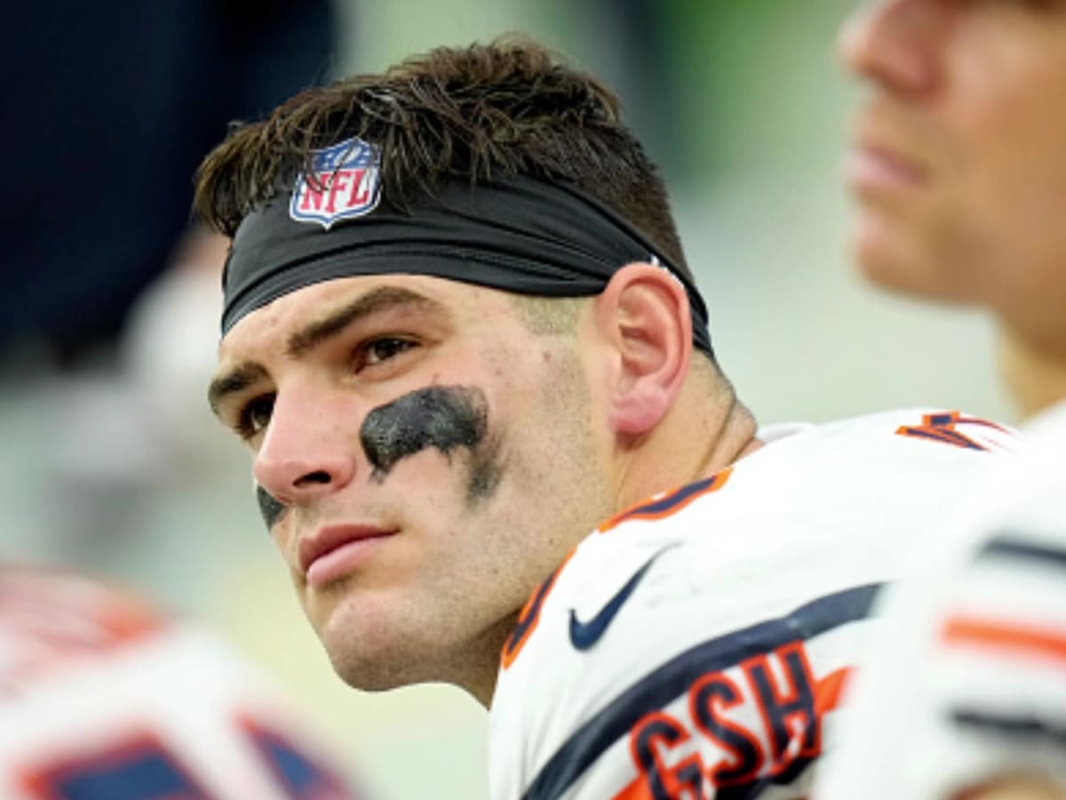 Chicago Bears tight end Cole Kmet couldn't be more open for his