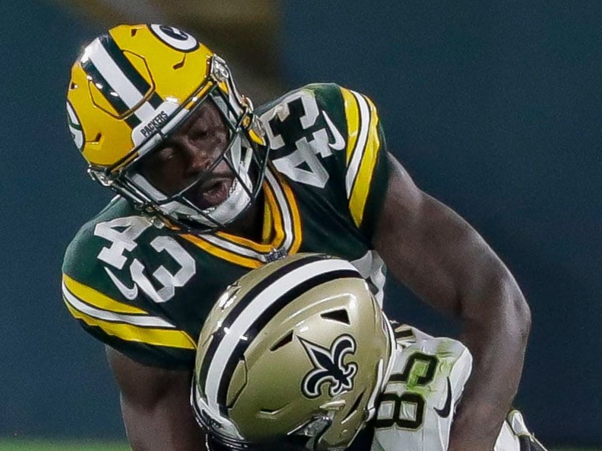 Newcomer Micah Abernathy makes incredible interception in Packers preseason  debut