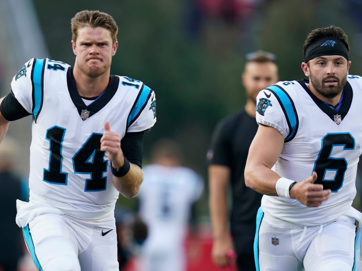 Who will be the Carolina Panthers' starting quarterback? Darnold vs  Mayfield - AS USA