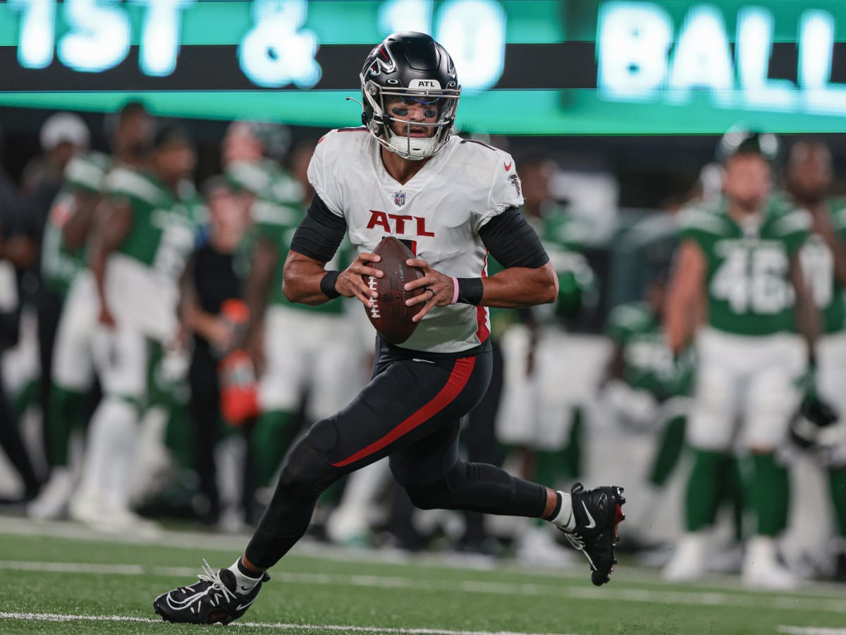 Big shoes to fill': Marcus Mariota discusses replacing Matt Ryan, Arthur  Smith reunion