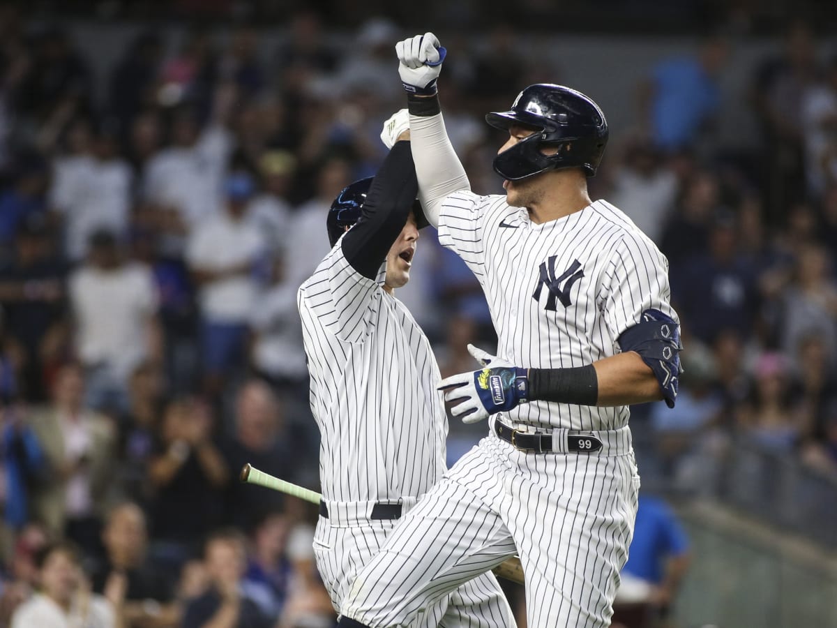 Aaron Judge's first at-bat was a mammoth back-to-back 446-foot dinger to  straightaway center