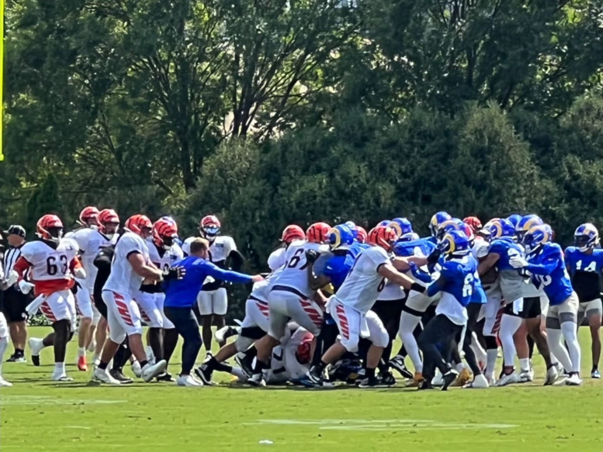 Rams-Bengals fight: 19 photos from Thursday's practice