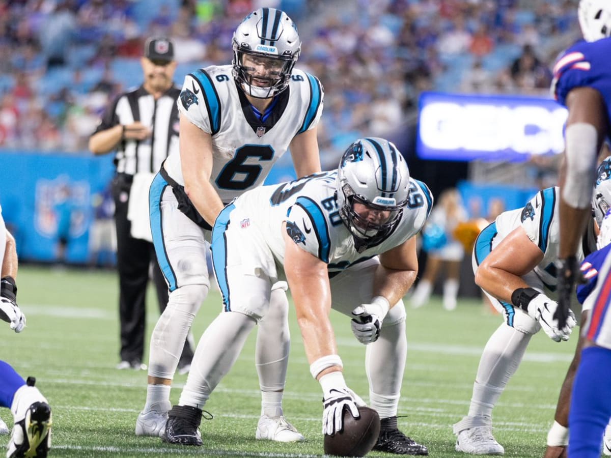 August 26, 2022: Carolina Panthers running back D'Onta Foreman (33) smiles  as he runs off after his touchdown during the first quarter against the  Buffalo Bills in the NFL matchup at Bank