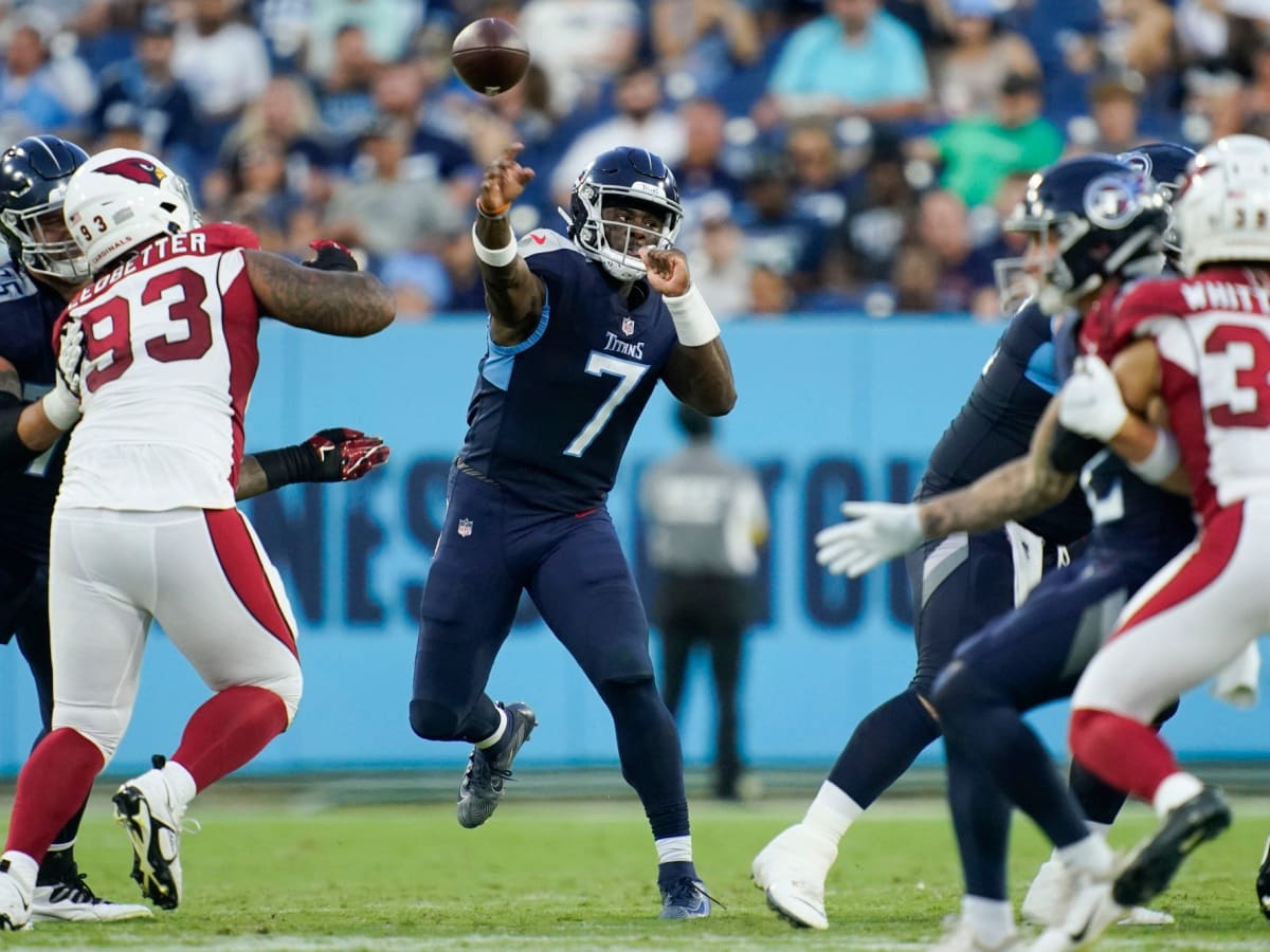 Willis, Titans edge Cardinals in win, Tennessee Titans, Tennessee, St.  Louis Cardinals, Another impressive outing from Malik Willis helps the  Tennessee Titans finish the preseason with a win. #AZvsTEN