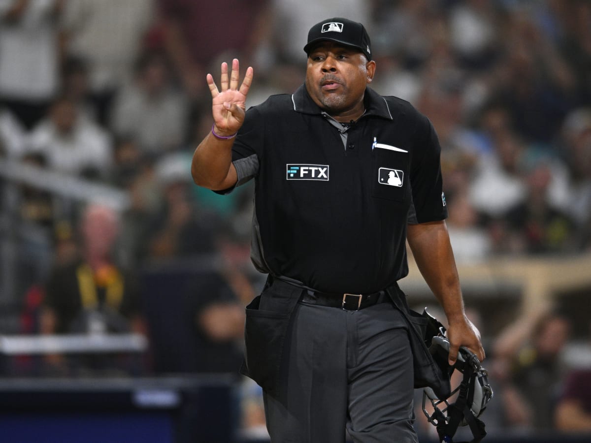Umpire mortified after mic catches swear in Padres-Giants game