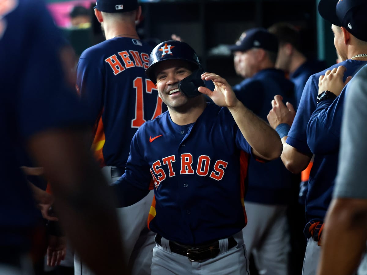 José Altuve Homers; Houston Astros Take First of Two from Texas Rangers -  Sports Illustrated Inside The Astros