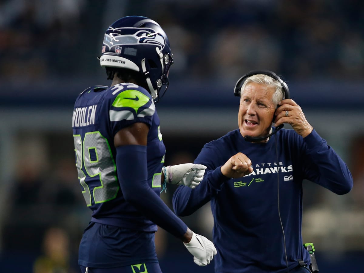 Seattle Seahawks CB Tariq Woolen Continues to Dazzle With Pick Six at  Detroit Lions - Sports Illustrated Seattle Seahawks News, Analysis and More