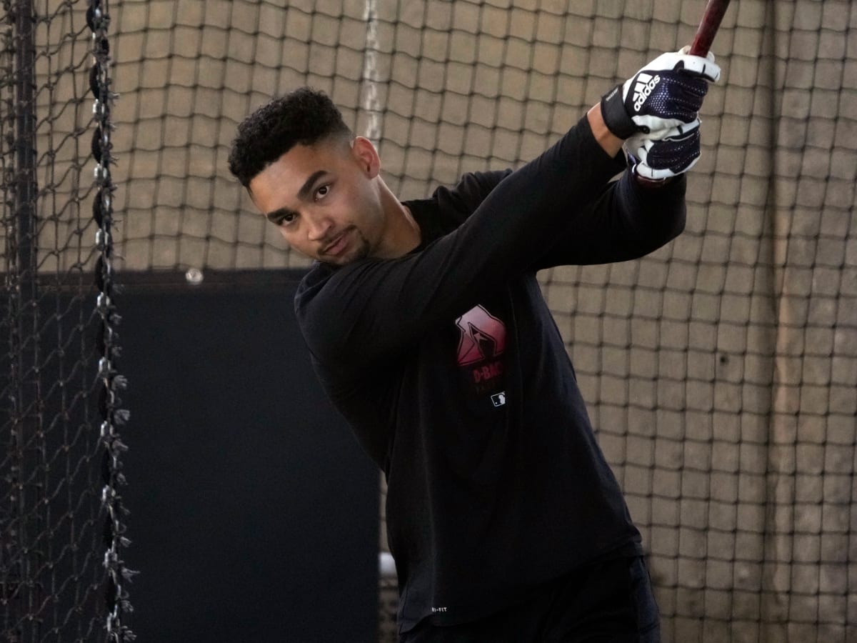 Outfielder Dominic Canzone of the Amarillo Sod Poodles walks