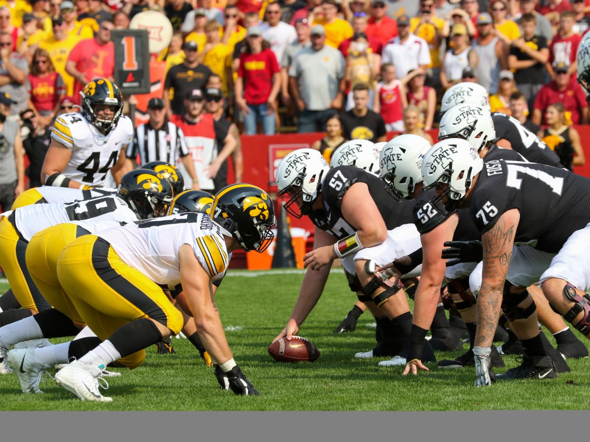 Iowa's State's early 90s uniforms  Iowa state football, Football stadiums,  College football