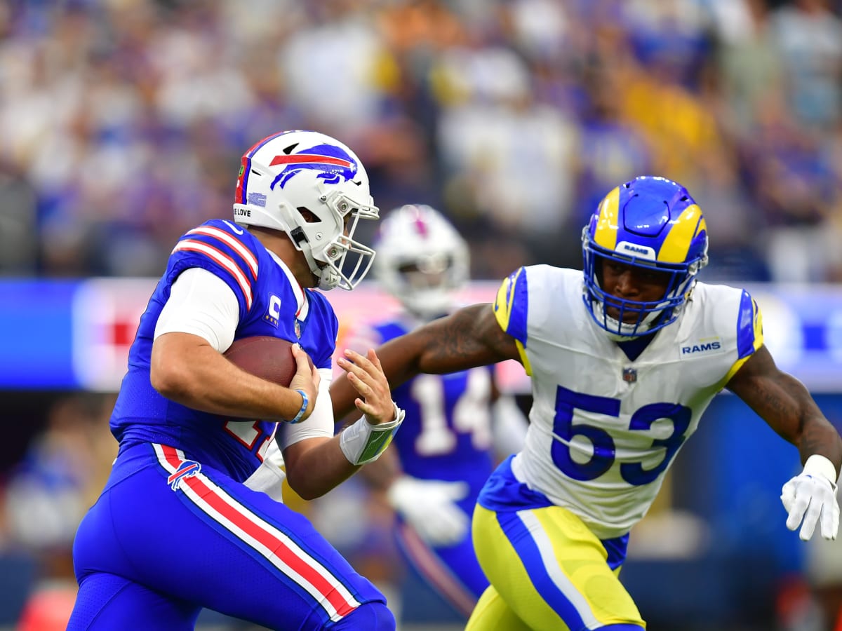 Josh Allen shines as Bills rout Rams - Taipei Times