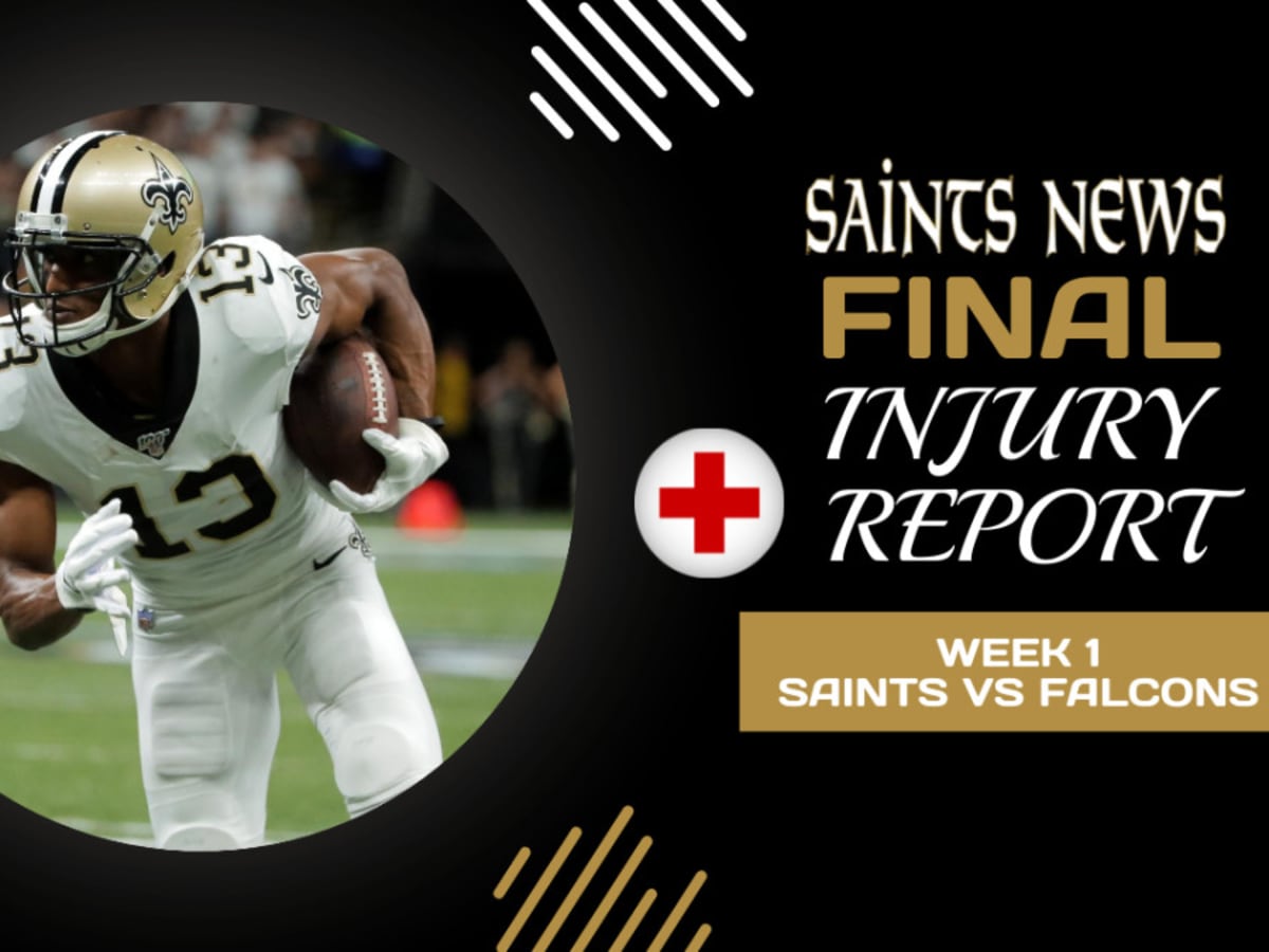 New Orleans Saints Inactives List for Week 1 Against the Falcons - Sports  Illustrated New Orleans Saints News, Analysis and More