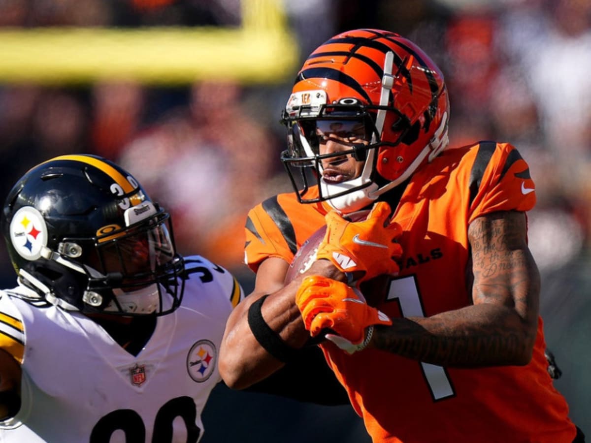 Cincinnati Bengals Star Ja'Marr Chase Flips Double Bird at Pittsburgh  Steelers Safety Minkah Fitzpatrick in Viral Photo - Sports Illustrated  Cincinnati Bengals News, Analysis and More