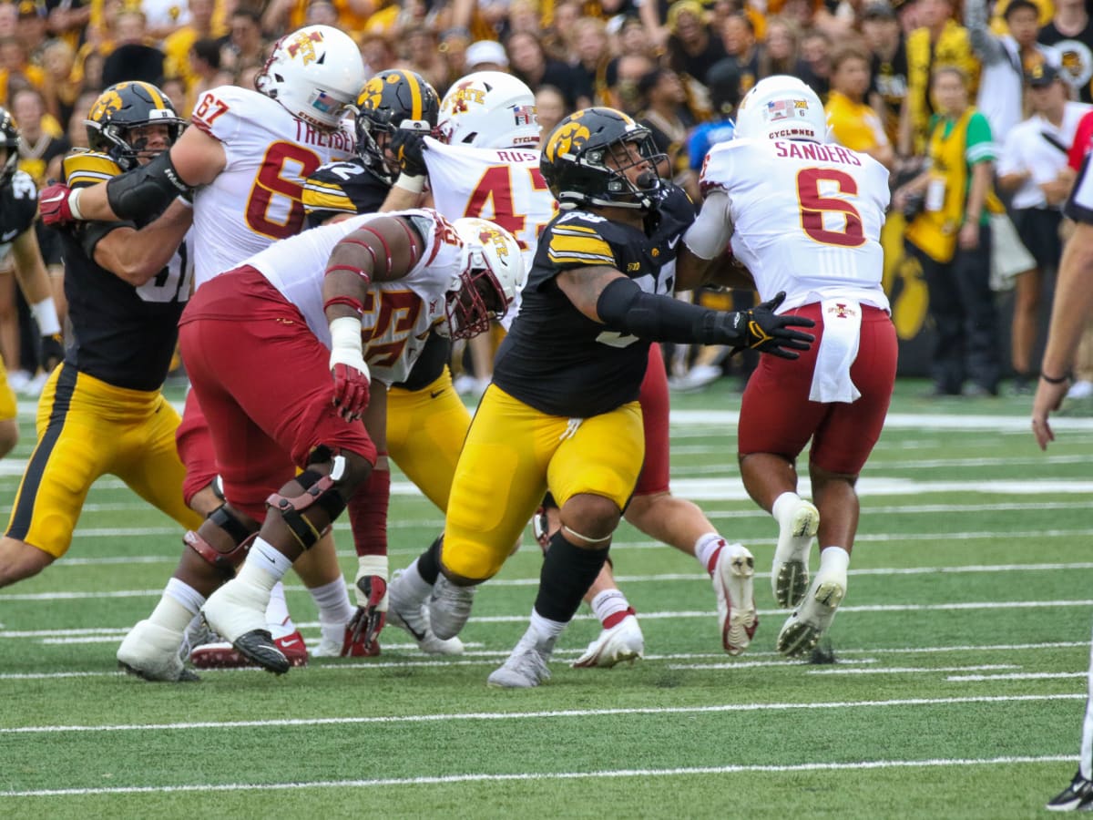 Iowa defensive lineman Noah Shannon faces one-year suspension for