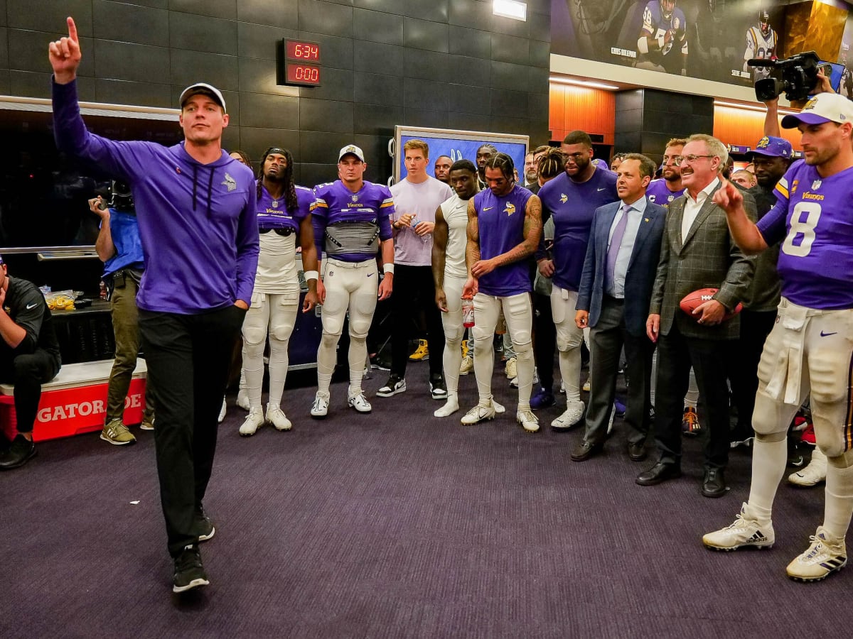 Cousins, O'Connell fire up Vikings with postgame speeches - Sports