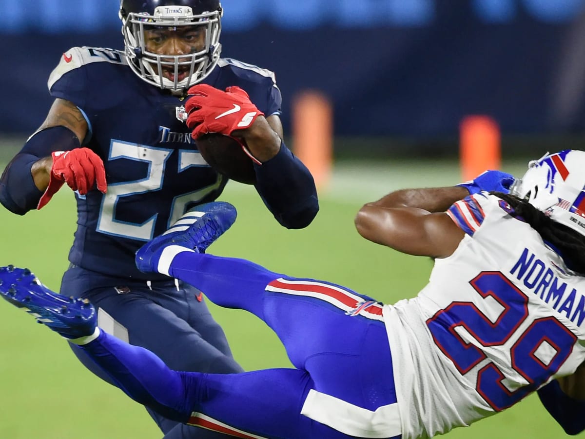 Bills have plan on Monday night for Titans' Derrick Henry, who faces  different Buffalo defense this season 