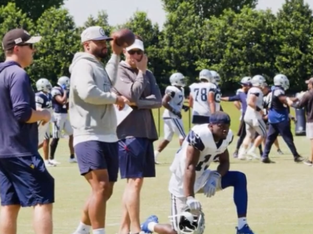 Back on the practice field, Cowboys QB Dak Prescott reaches another  milestone in his tedious return from injury