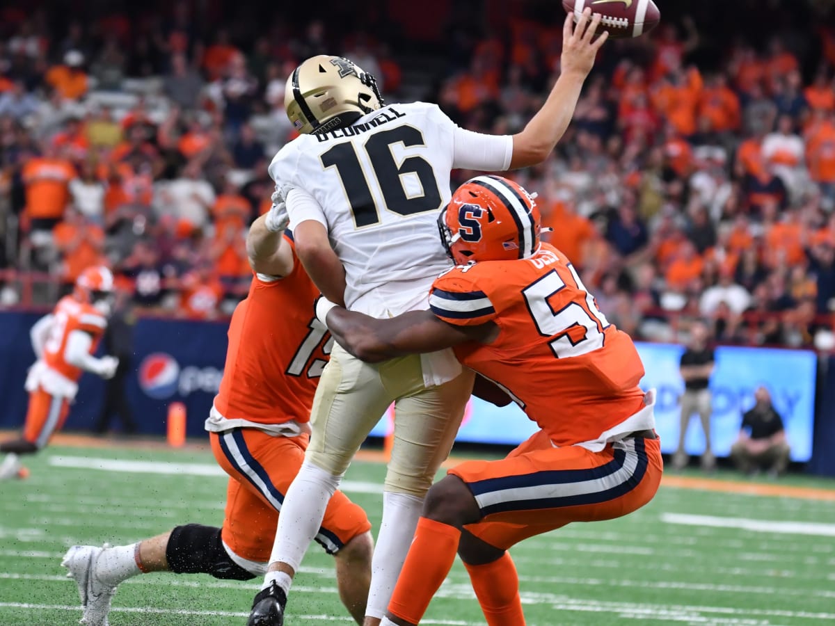 Syracuse beats Purdue on go-ahead touchdown in closing seconds