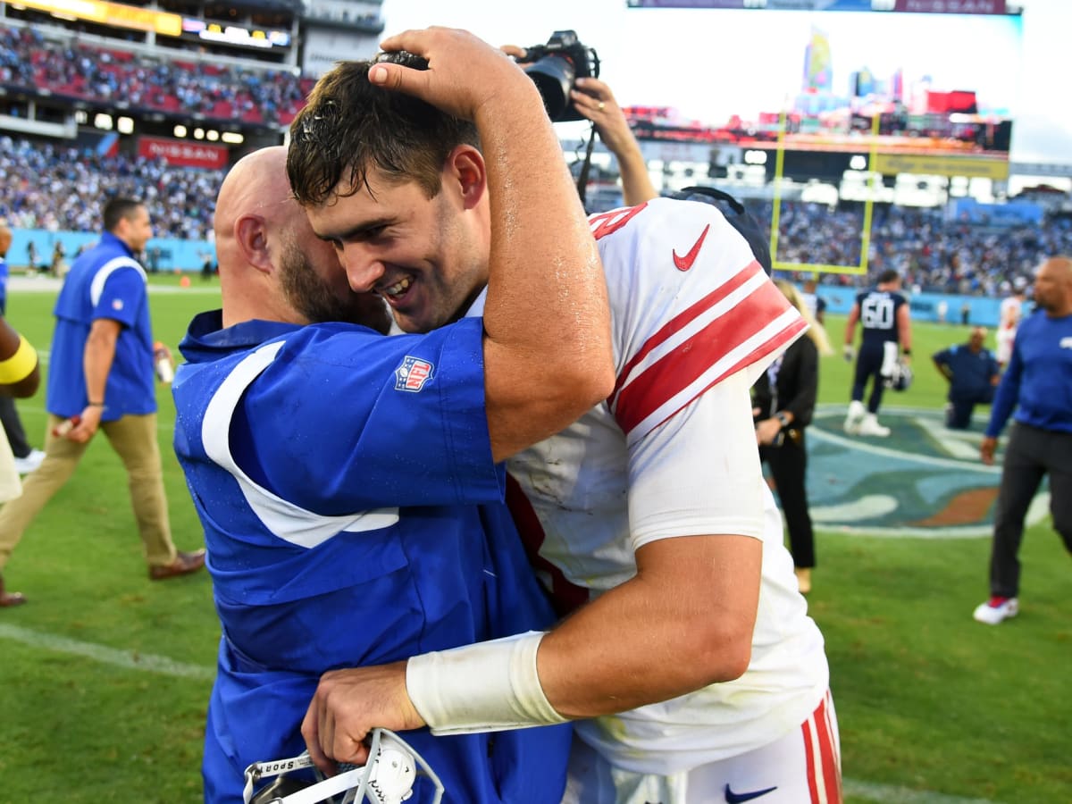 Giants' Brian Daboll developing a fondness for Daniel Jones