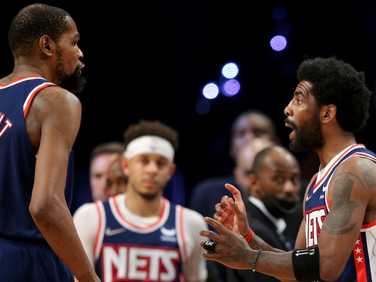 Kyrie Irving reacts to Kevin Durant trade and breakup of Nets