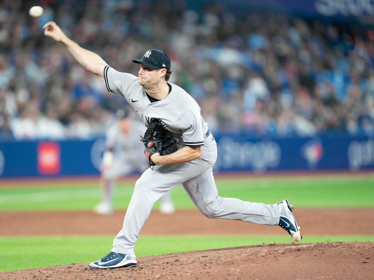 Yankees' Gerrit Cole strikes out six, allows homer in scrimmage 