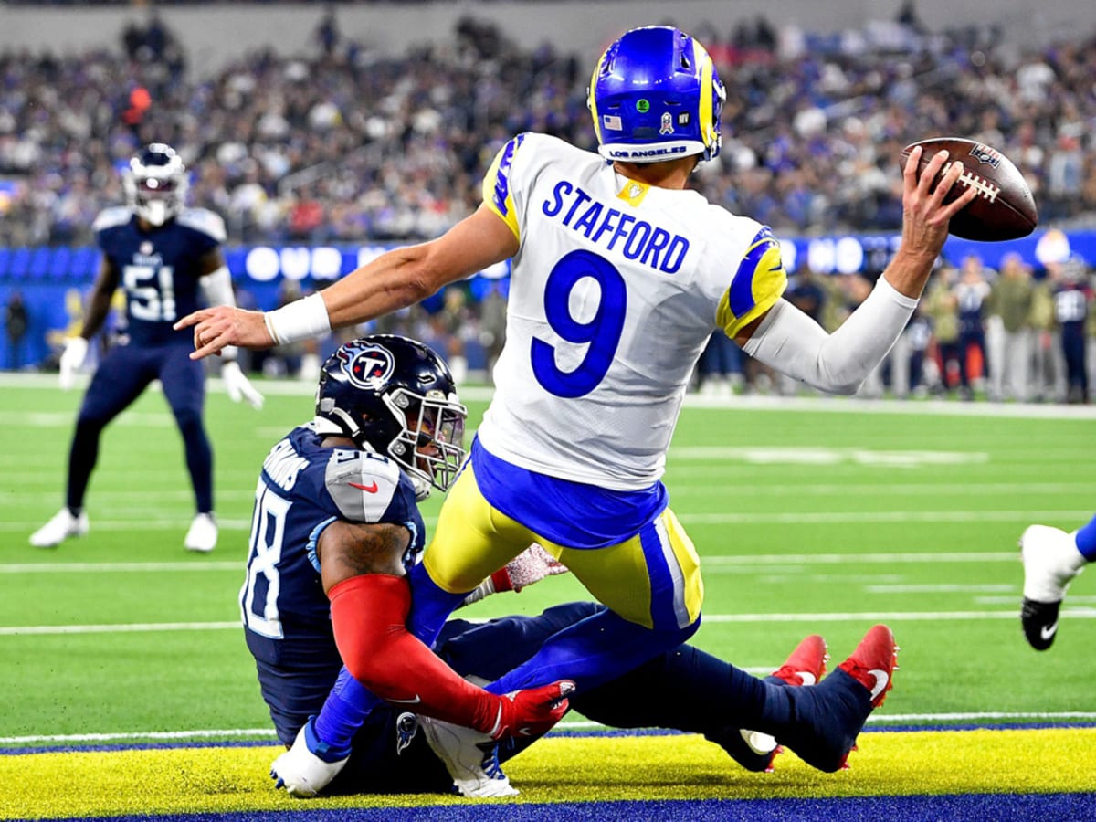 Why Matthew Stafford hilariously worried Talanoa Hufanga during pick-six –  NBC Sports Bay Area & California