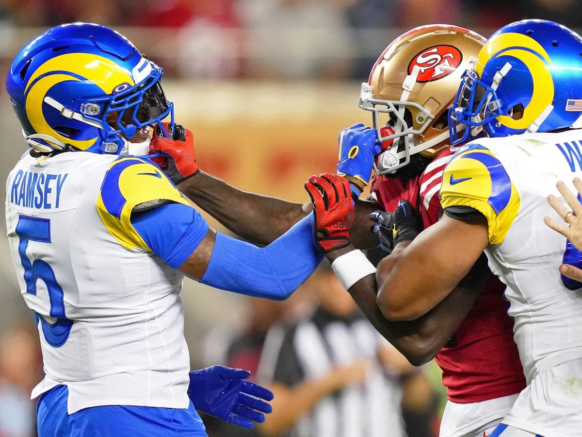 Rams make fun statement in hard-fought loss to rival 49ers - Los