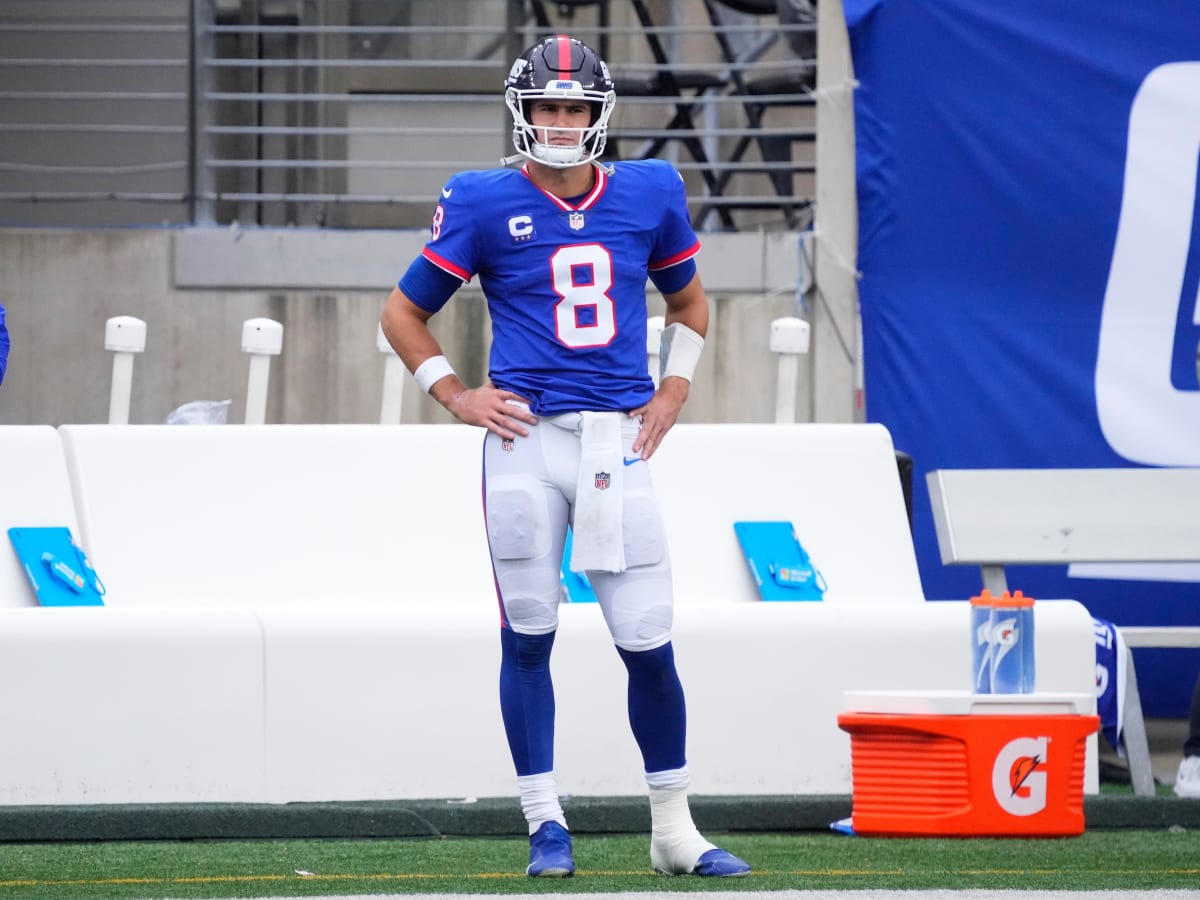 New York Giants' Daniel Jones opens voluntary workouts as QB3