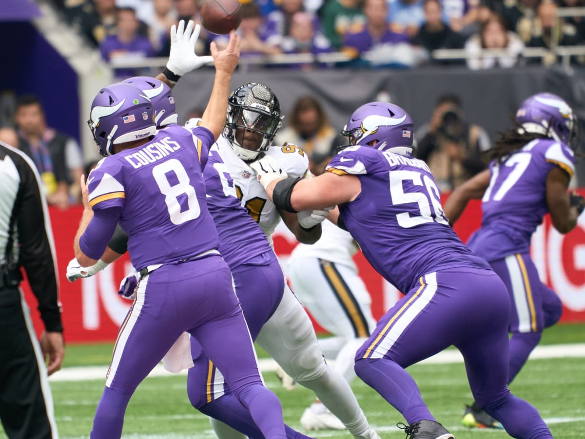 Vikings-Saints PFF grades: Struggles for Kirk Cousins under pressure -  Sports Illustrated Minnesota Sports, News, Analysis, and More