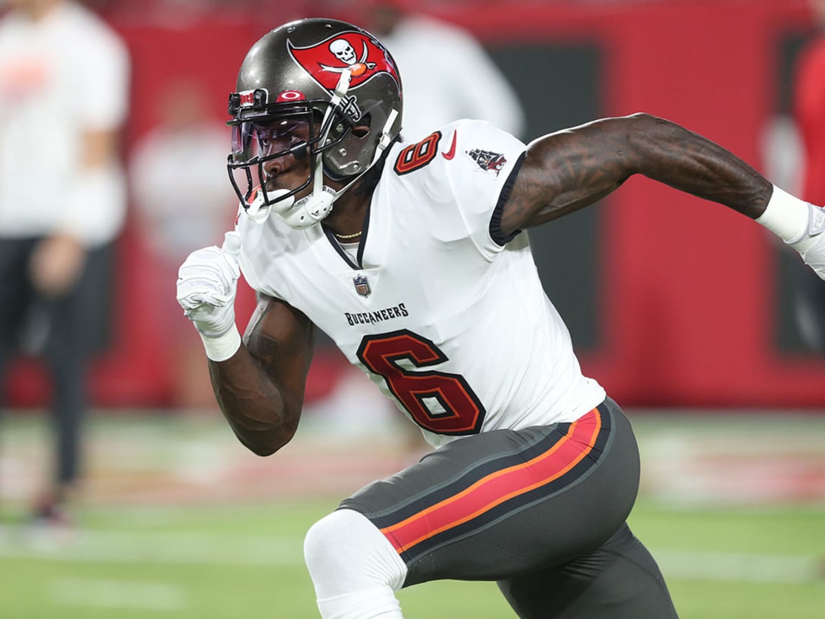 Atlanta Falcons safety Jaylinn Hawkins (32) during an NFL football game  against the Tampa Bay Buccaneers, Sunday, Sept 19, 2021 in Tampa, Fla. (AP  Photo/Don Montague Stock Photo - Alamy