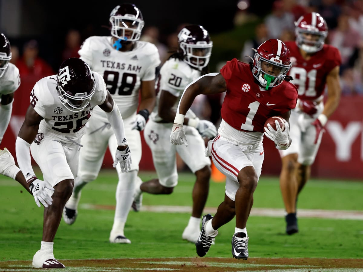 Alabama RB Jahmyr Gibbs' Burst Isn't Hard to Spot - Sports